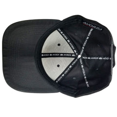 HS15 Black Baseball Cap Snapback Black AV Logo