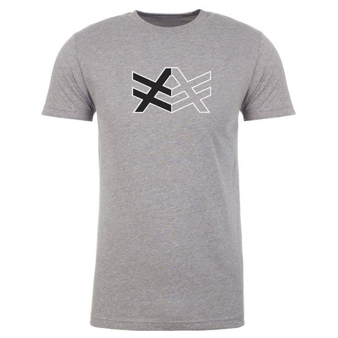 MT7 Light Grey Fitted T-Shirt Black/White AV Logo