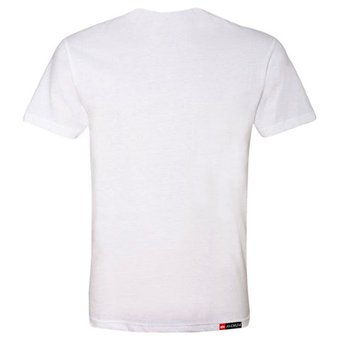 MT3 White Fitted T-Shirt Blue/White AV Logo