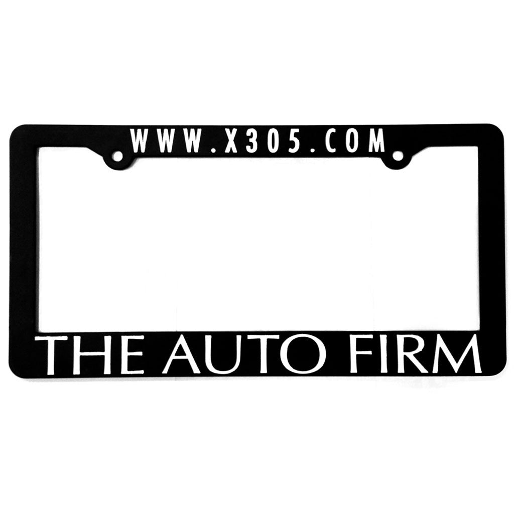 The Auto Firm Metal License Frame